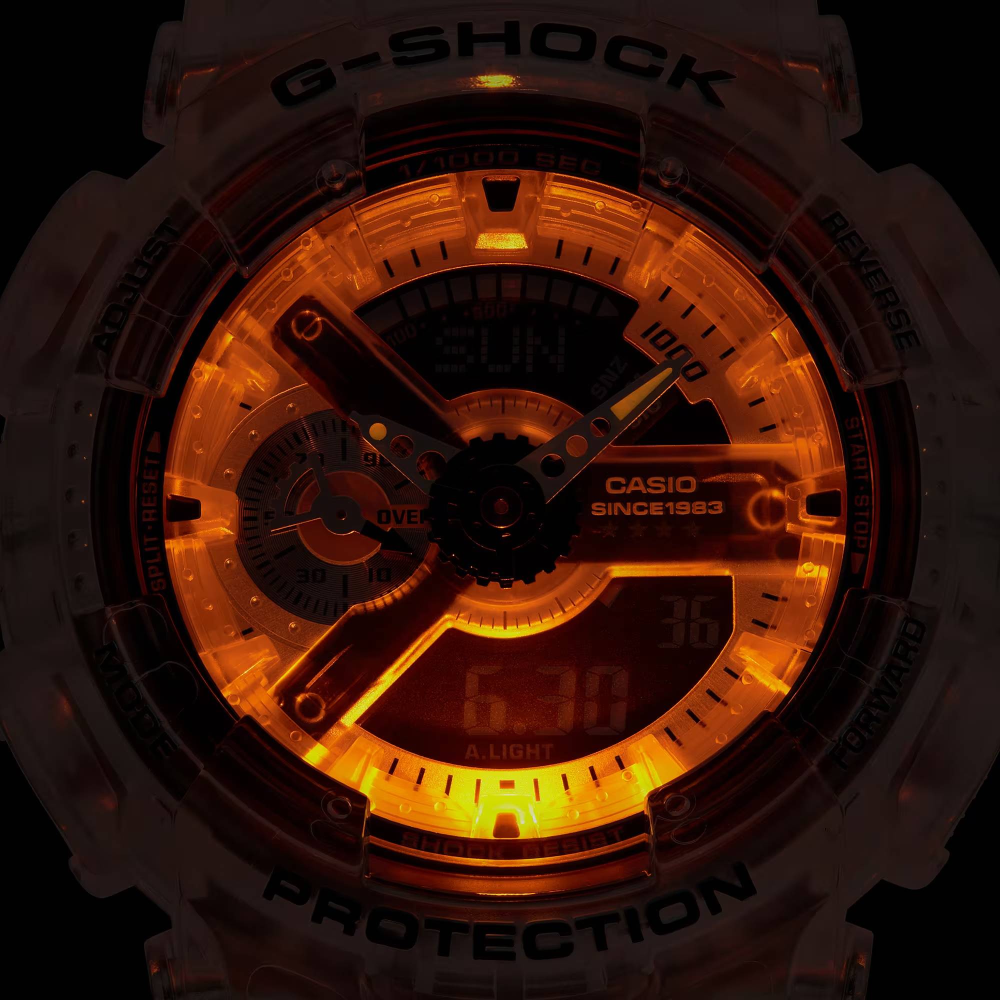 Orologio Uomo Casio G-Shock Digitale Special Edition Clear Remix GA-114RX-7AER