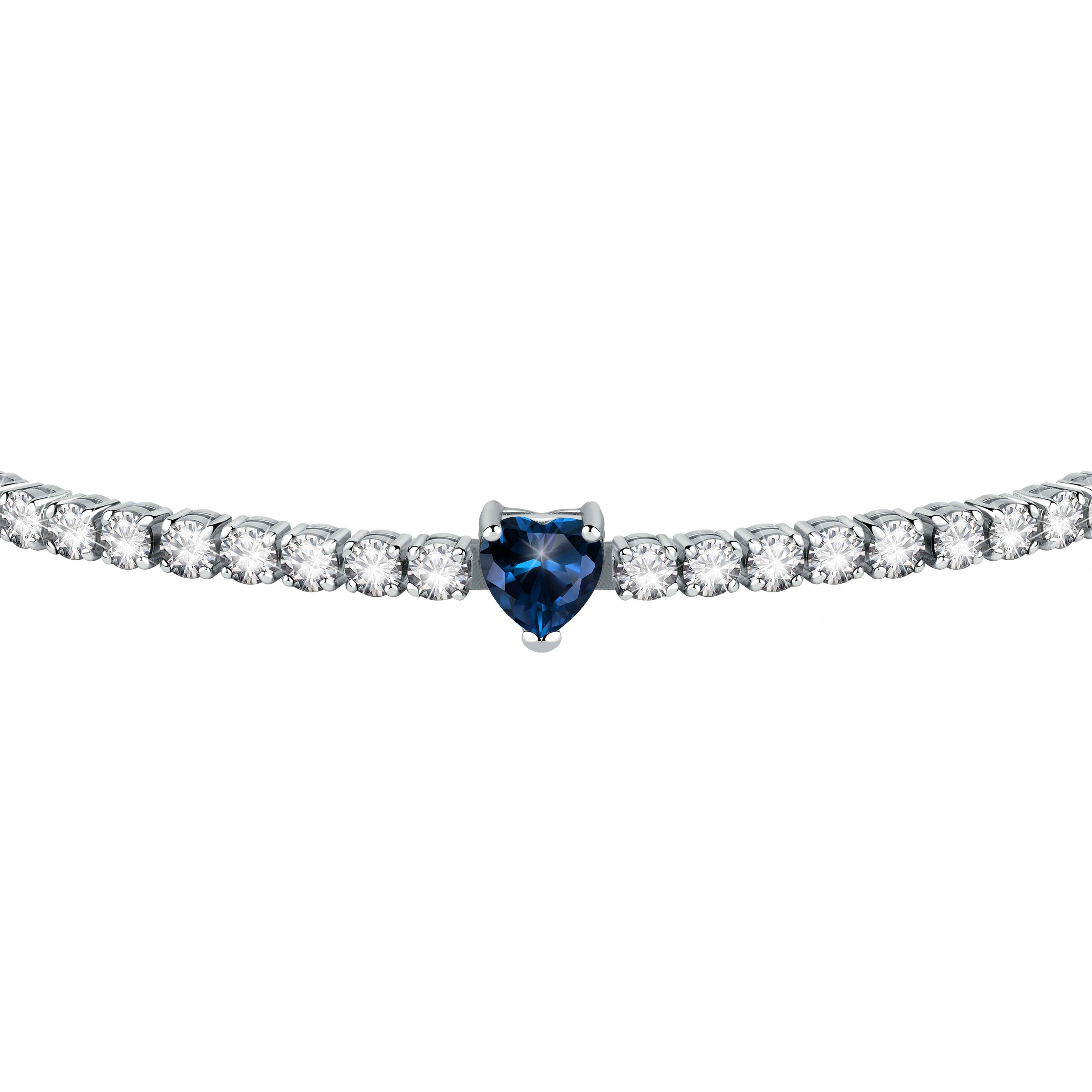 Bracciale Donna Chiara Ferragni Tennis Zirconi Bianchi Blu