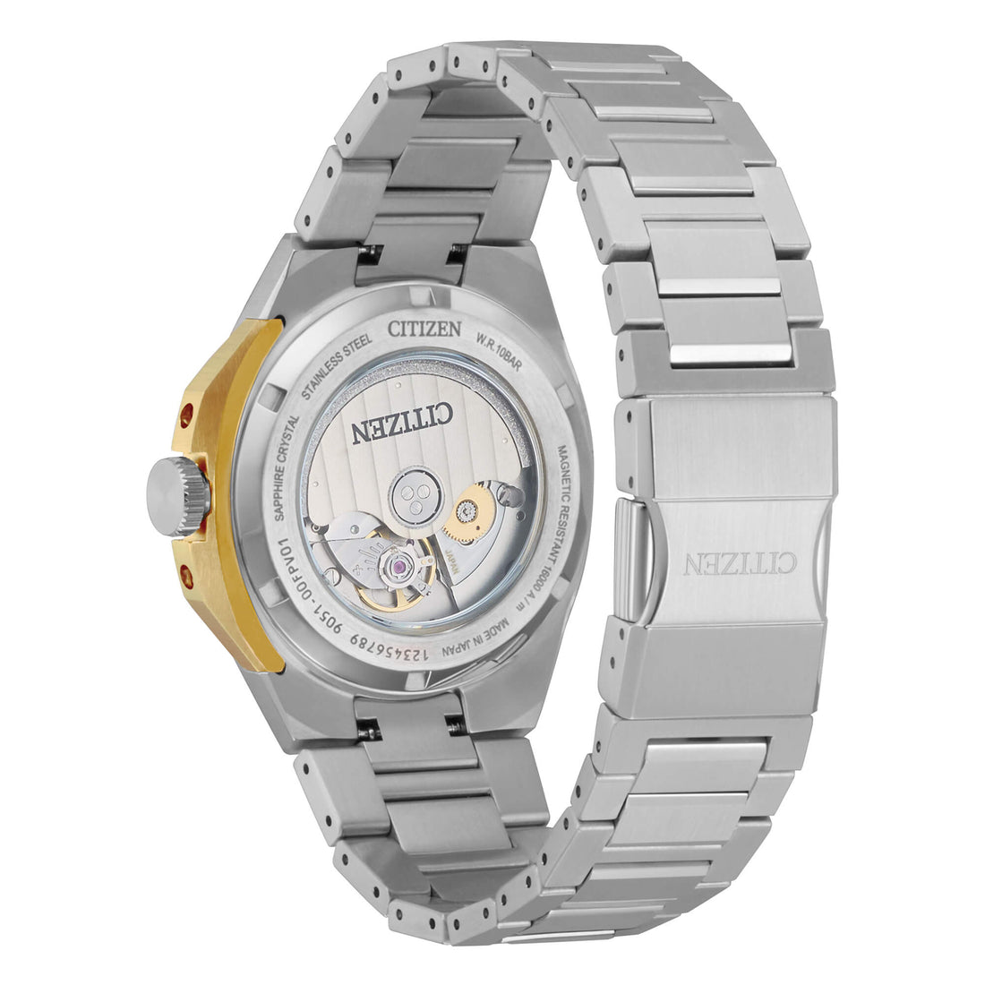 Orologio Uomo Citizen Serie 8 Automatico Bianco Oro NB6084-50A