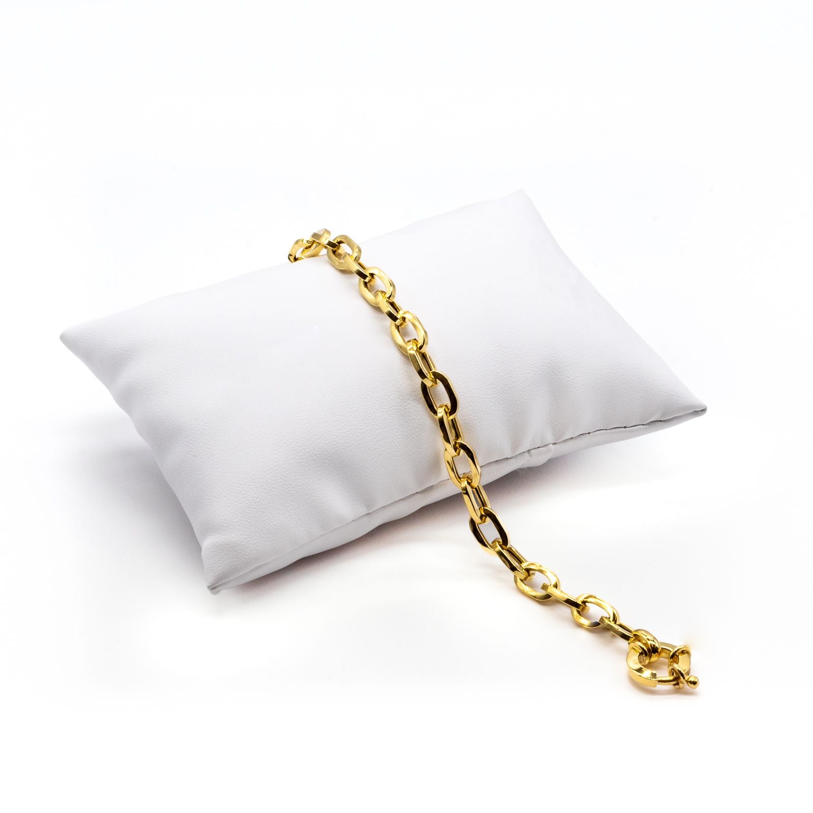 Bracciale Donna Re Mida Argento 925 Dorato A Catena B002