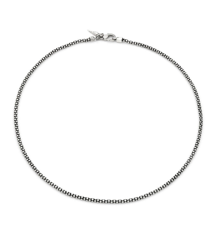 Collana Uomo Giovanni Raspini Argento 925 Girocollo Maglia Popcorn 12578