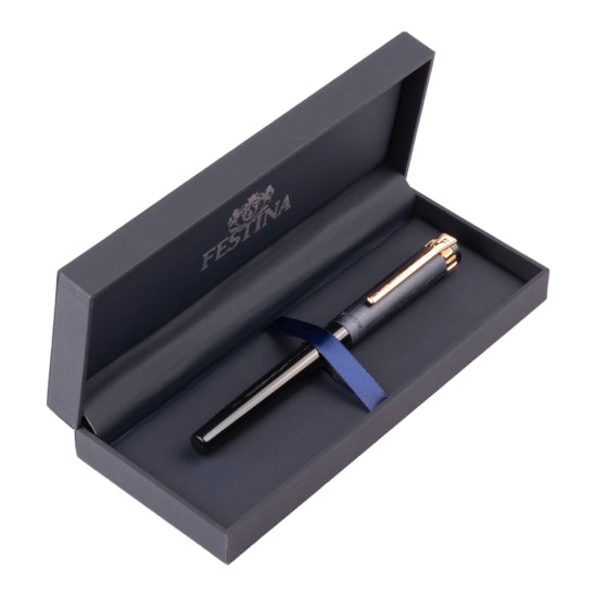 Penna Uomo Festina Acciaio Biro Rosè Blu Cappuccio FWS5109/A