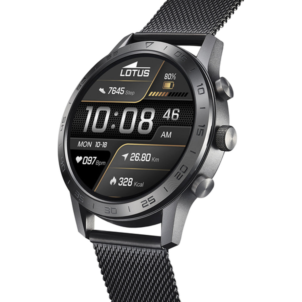 Orologio LOTUS  Smartwatch Cinturino Acciaio Milano e cinturino gomma