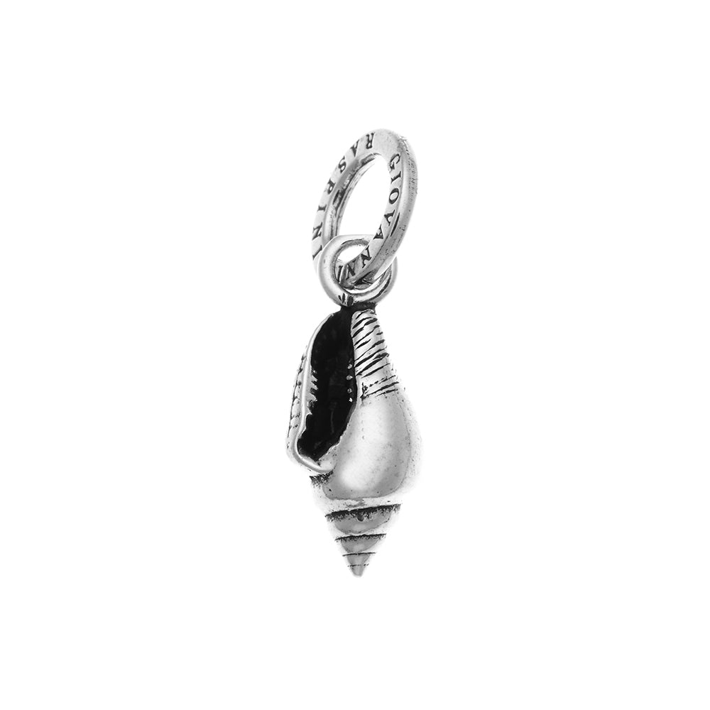 Charm Donna Giovanni Raspini Argento 925 Conchiglia Mitra Realizzato A Mano 10199