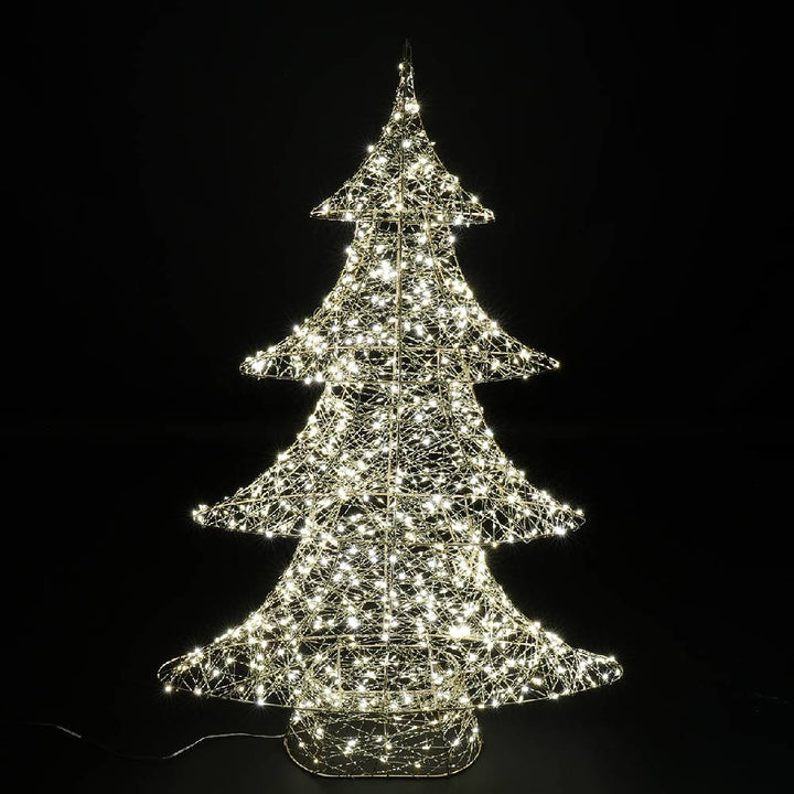Albero Decostar Oro Led Altezza 100 cm 824619