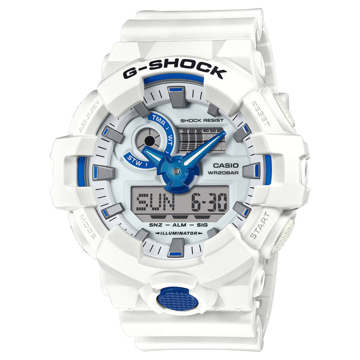 Orologio Uomo Casio G-SHOCK Bianco Luminescente GA-700HDS-7AER