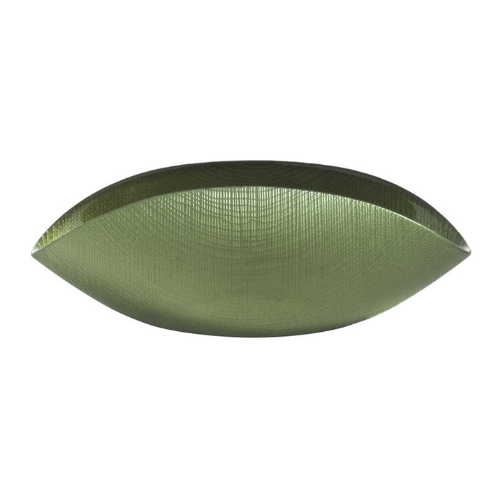 Centrotavola Cristallo Onlylux Burano Verde Giada 38x11 OL01994