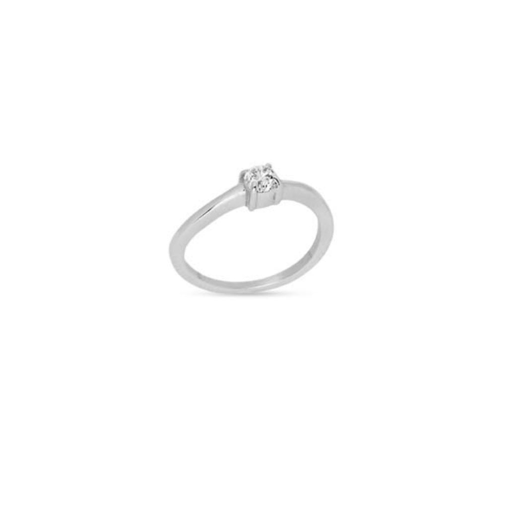 Anello Donna Liu Jo Acciaio Con Zircone  LJ2571M14
