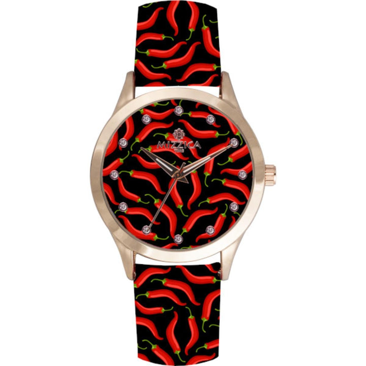 Orologio Donna Mizzica Quarzo Solo Tempo Cinturino Pelle