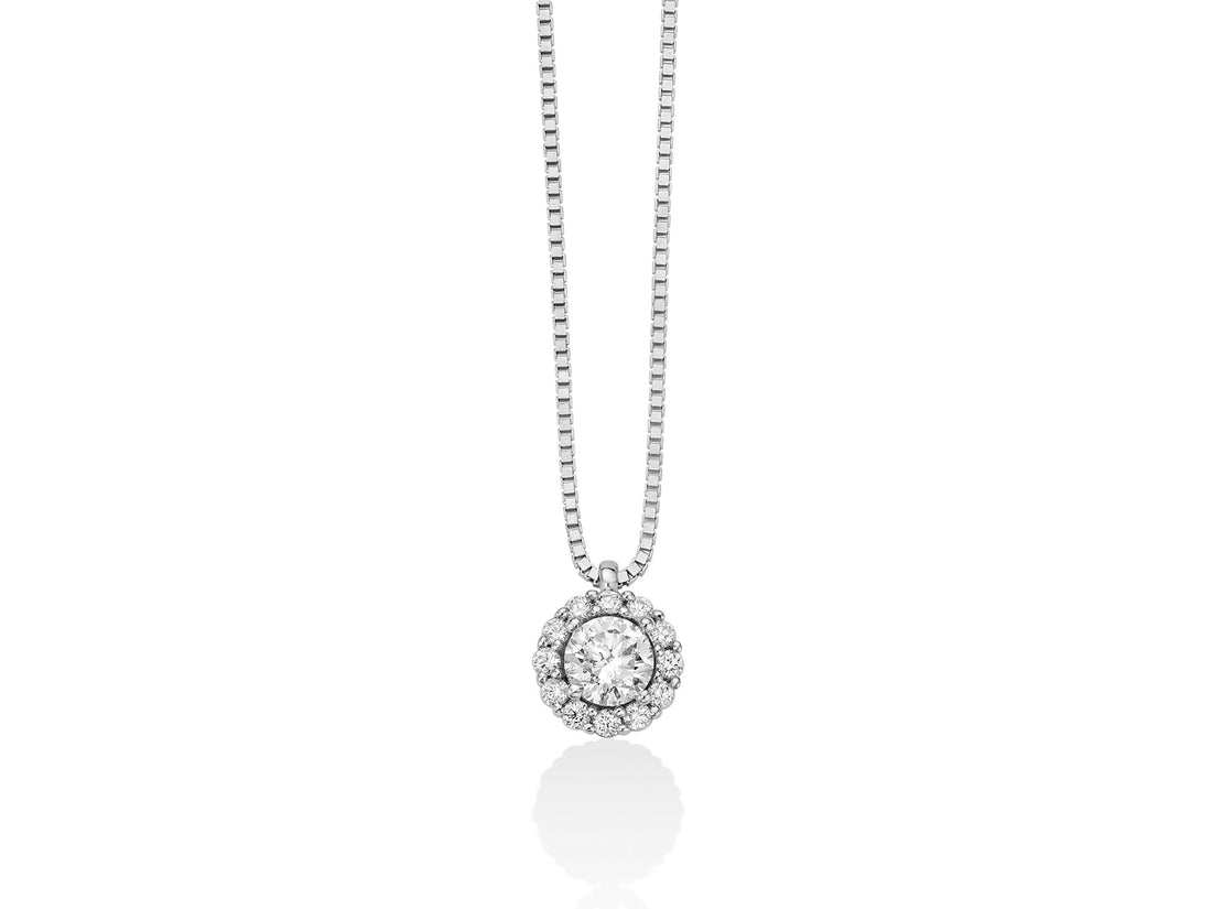 Collana Donna Miluna Punto Luce ORO 750 con  diamanti CLD4395-050C
