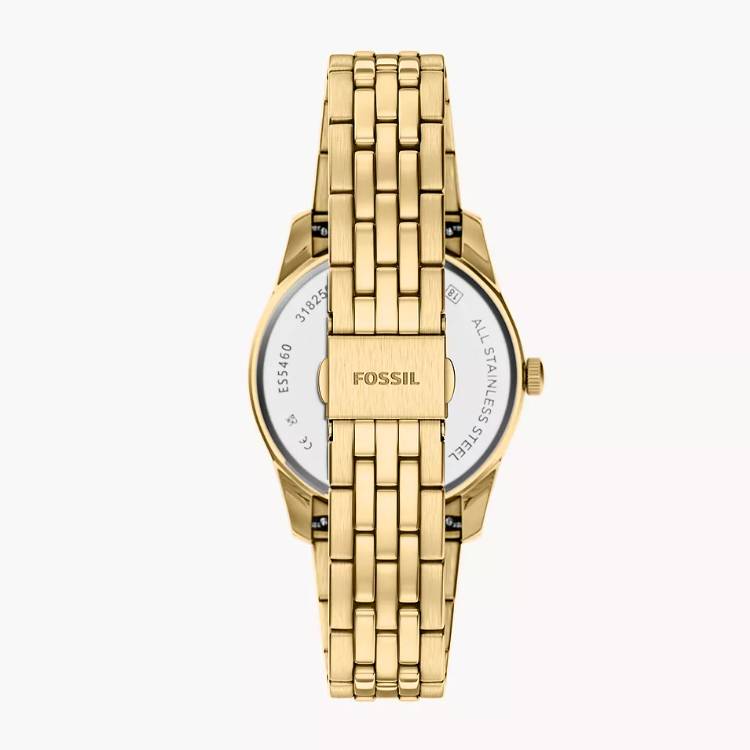 Orologio Donna Fossil Scarlette Acciaio Dorato Verde ES5460