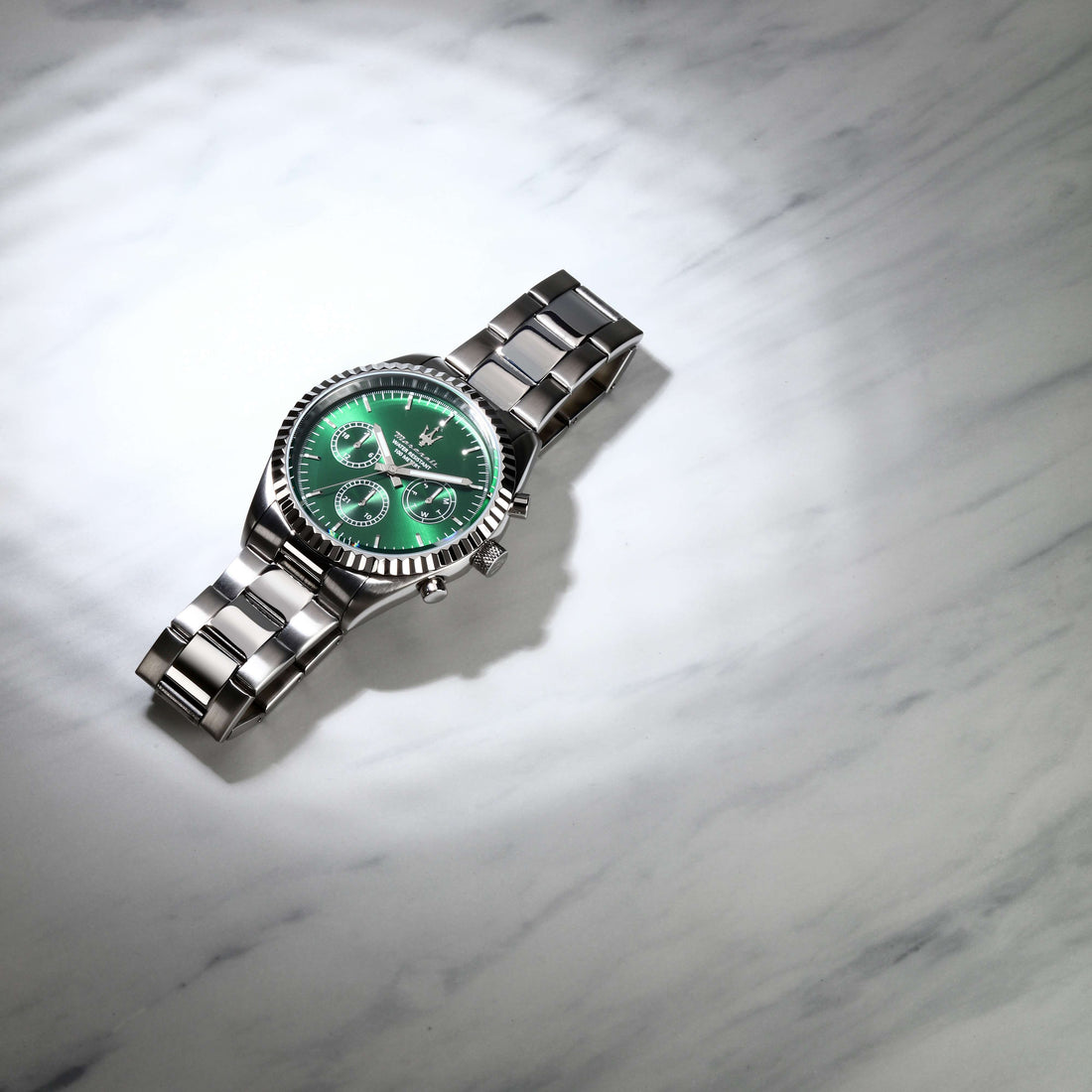 Orologio Uomo Maserati Competizione Acciaio Data Verde R8853100044