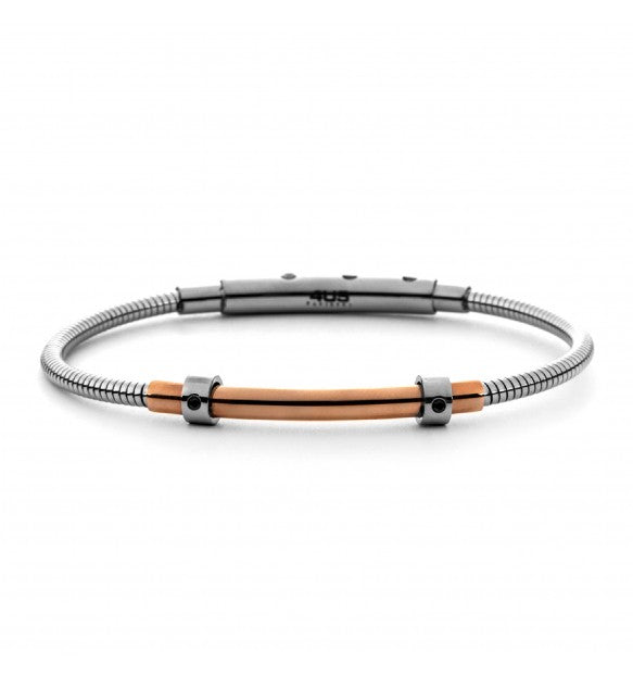 Bracciale Uomo Acciaio Rosè Rigido 4US Cesare Paciotti 4UBR7575