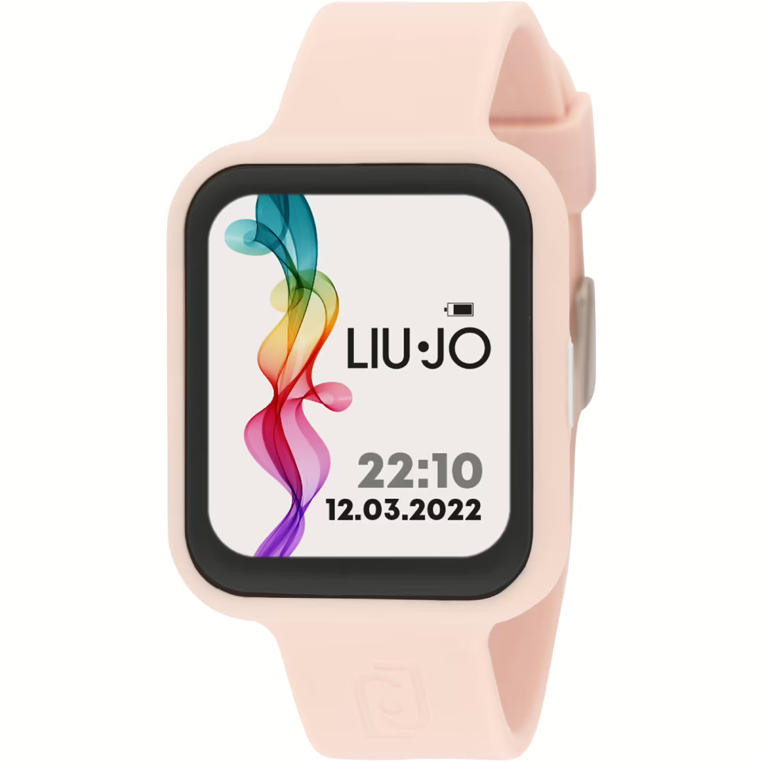 Orologio Liu Jo Donna Smartwatch Voice Fancy Gomma Rosa Chiaro SWLJ136