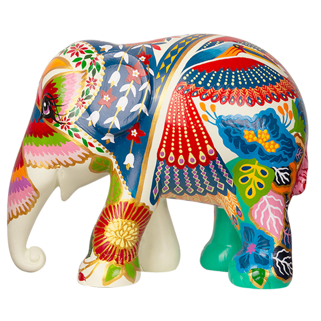 Scultura Elefante Onlylux Helena 10cm Resina Dipinto A Mano 8858831272903