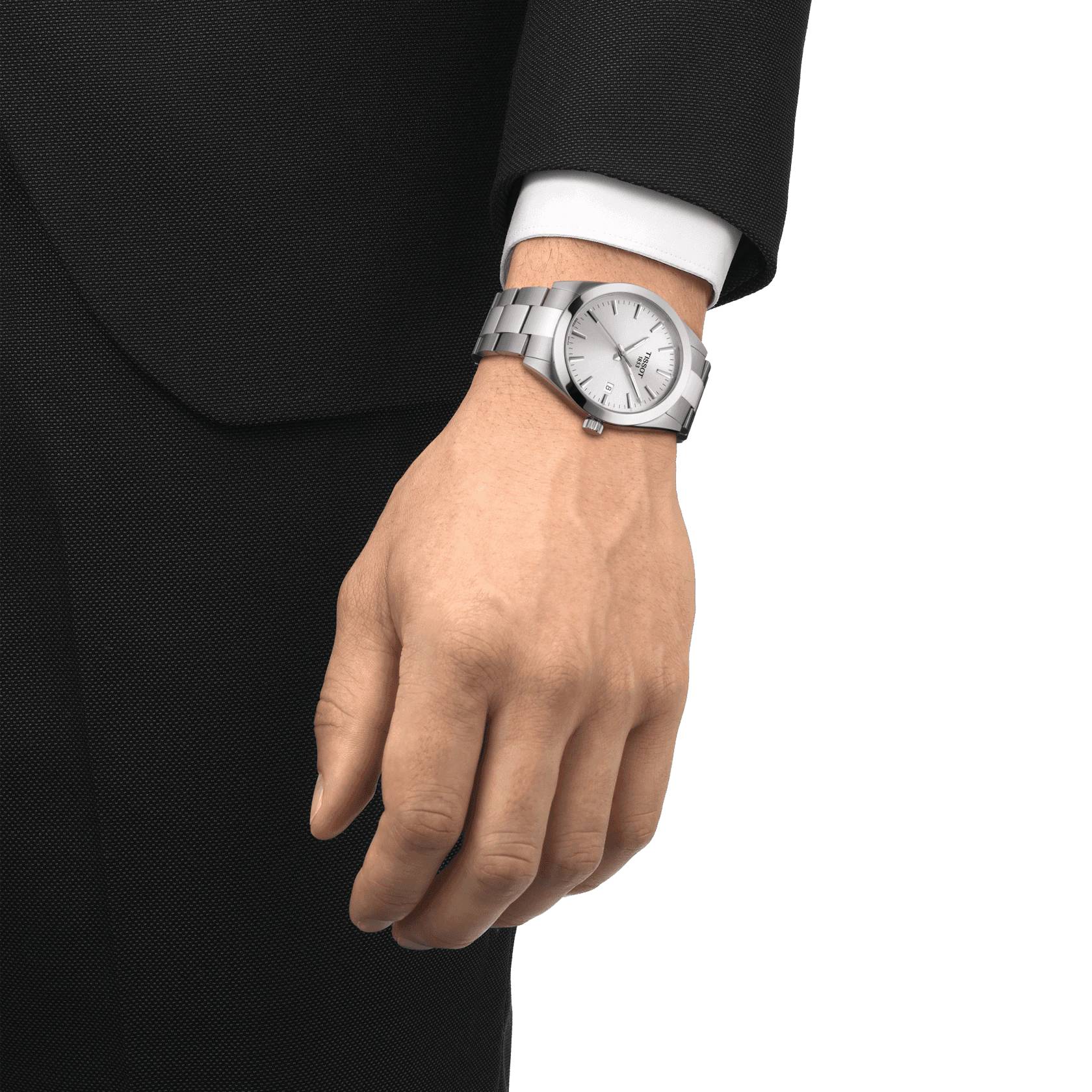 Orologio Uomo TISSOT acciaio Gentlemen T.Classic T1274101103100