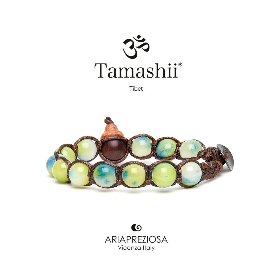 Bracciale Unisex Tamashii Pietra Jade blooms Lime horizon BHS900-325