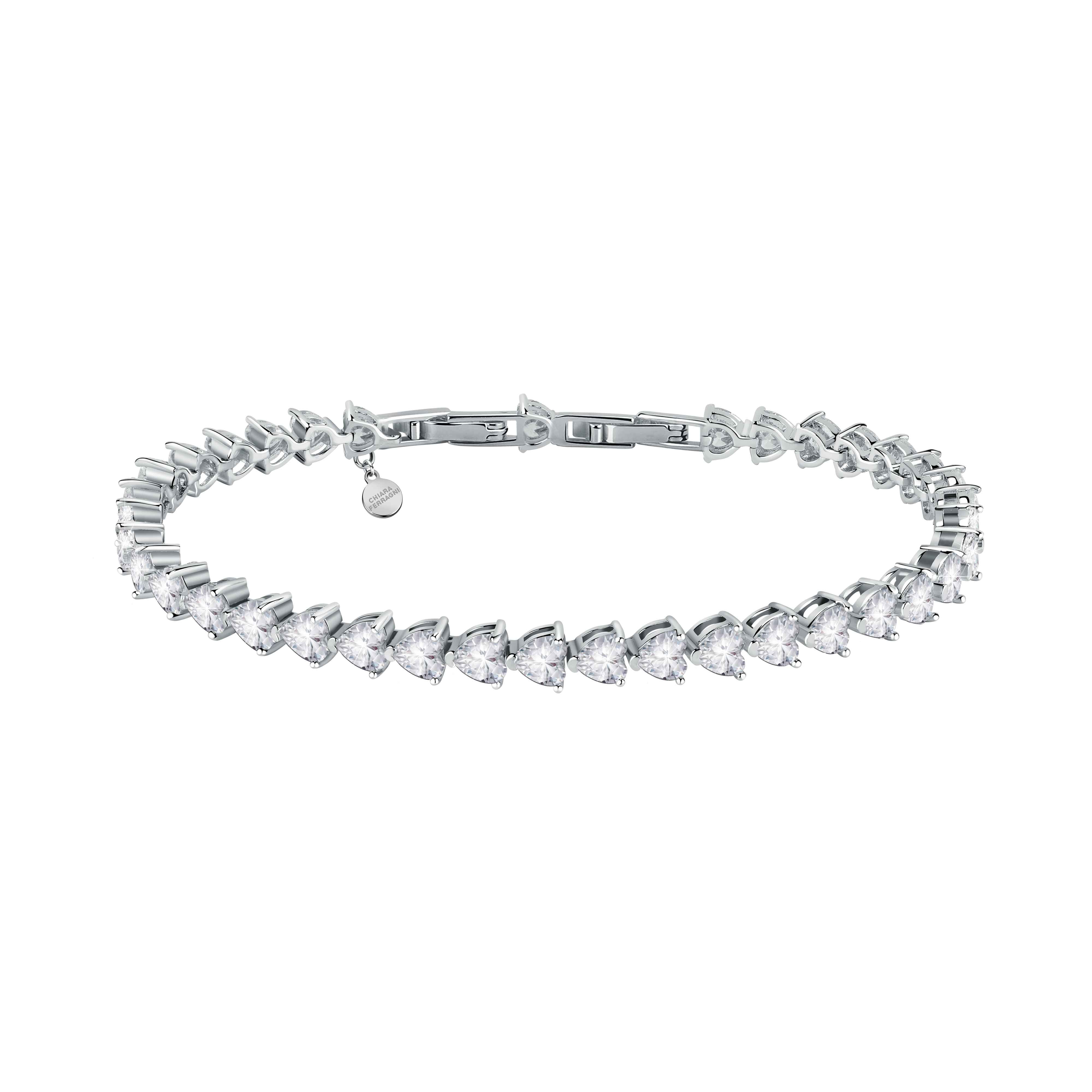 Bracciale Donna Chiara Ferragni Tennis Zirconi Cuori