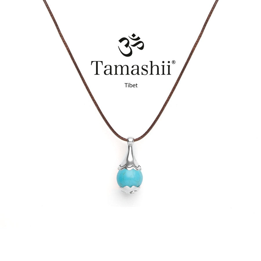 Collana Unisex Tamashii Ciondolo Ear-Drops Turchese NHS1800-7