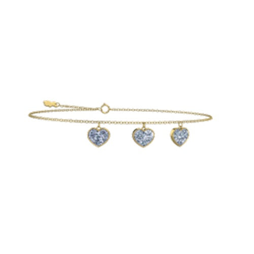 Bracciale Bambina Nanan Oro 9 KT con cuori Pendenti NGLD0082