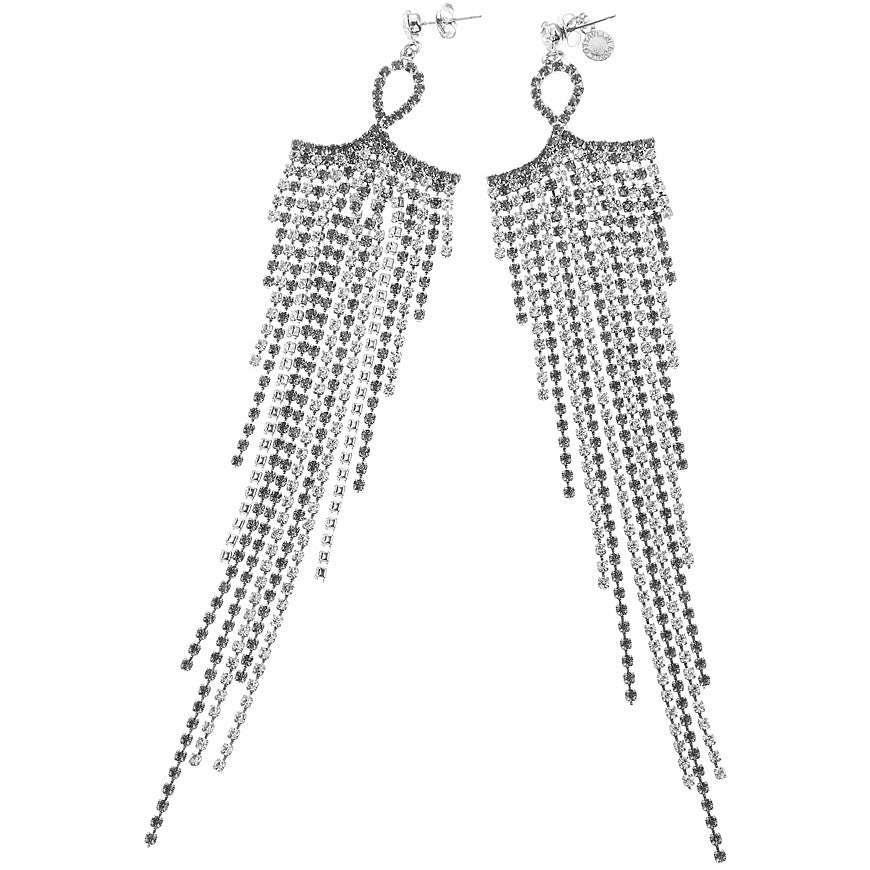 Orecchini Donna Ottaviani cristalli bianchi 500365O