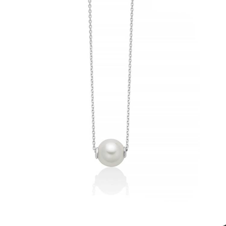 Collana Donna Miluna Perla Oro Bianco 9 Kt PCL6460BX