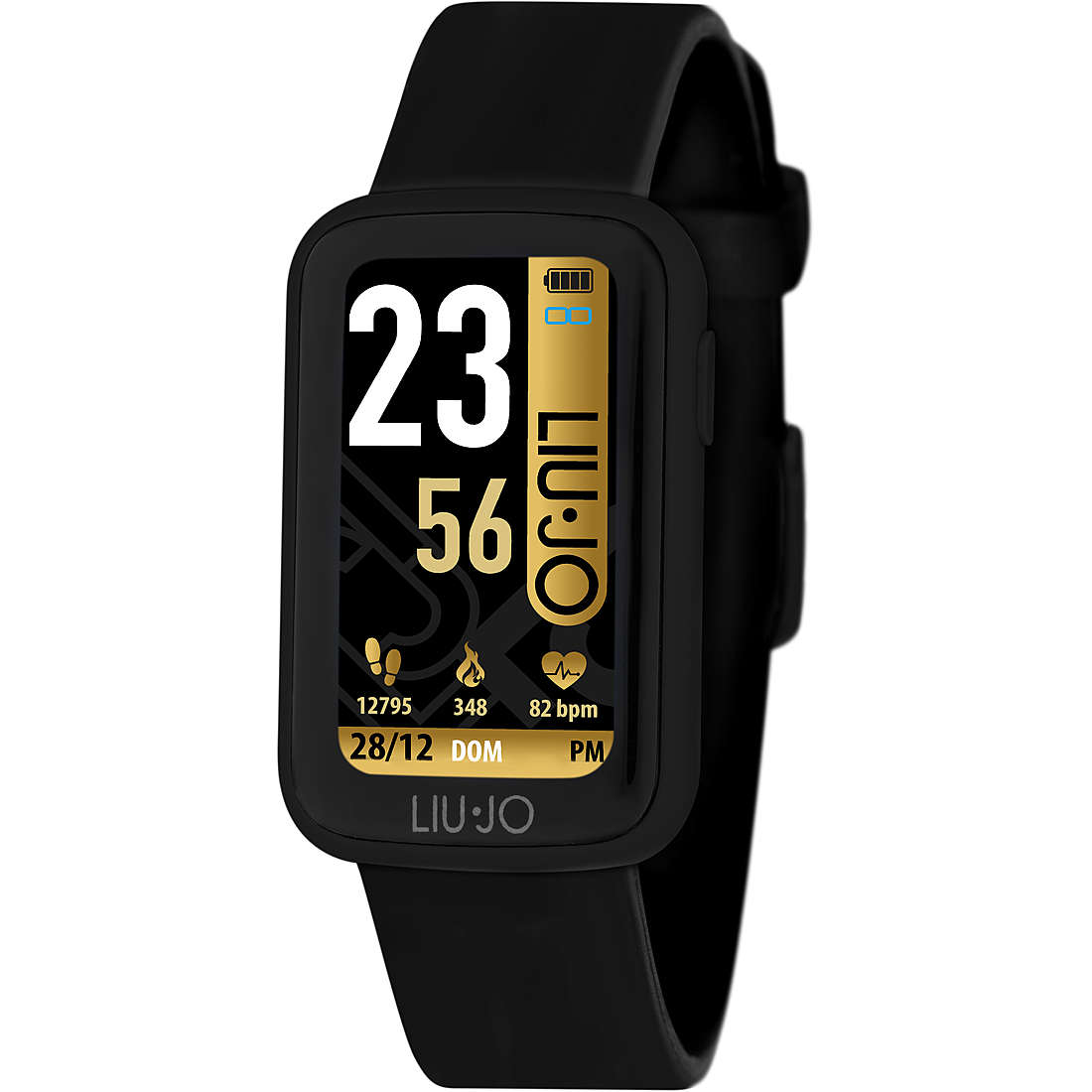 Orologio Liu Jo Donna Smartwatch Fit Cinturino Gomma Nero SWLJ036