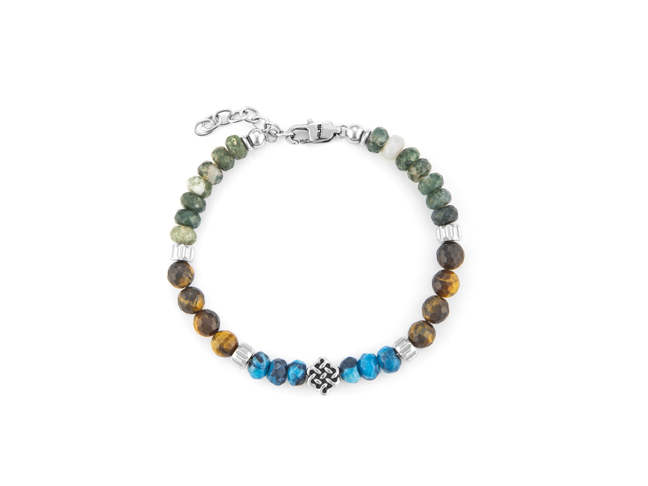 Bracciale Uomo 4US Cesare Paciotti Pietre Multicolore Mare 4UBR6237