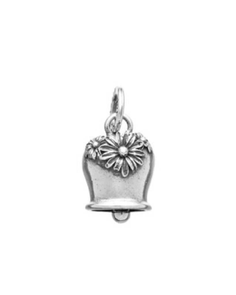 Charm Donna Giovanni Raspini Argento 925 Campanella Margherite Fatto A Mano 11189