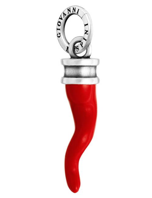 Charm Donna Giovanni Raspini Argento 925 Corno Rosso 12477