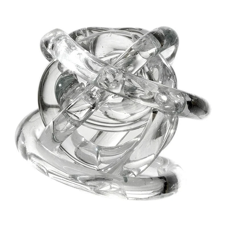 Scultura Cristallo Onlylux Nodo Dell'Amore Trasparente Nodino 6,5 cm OL02940