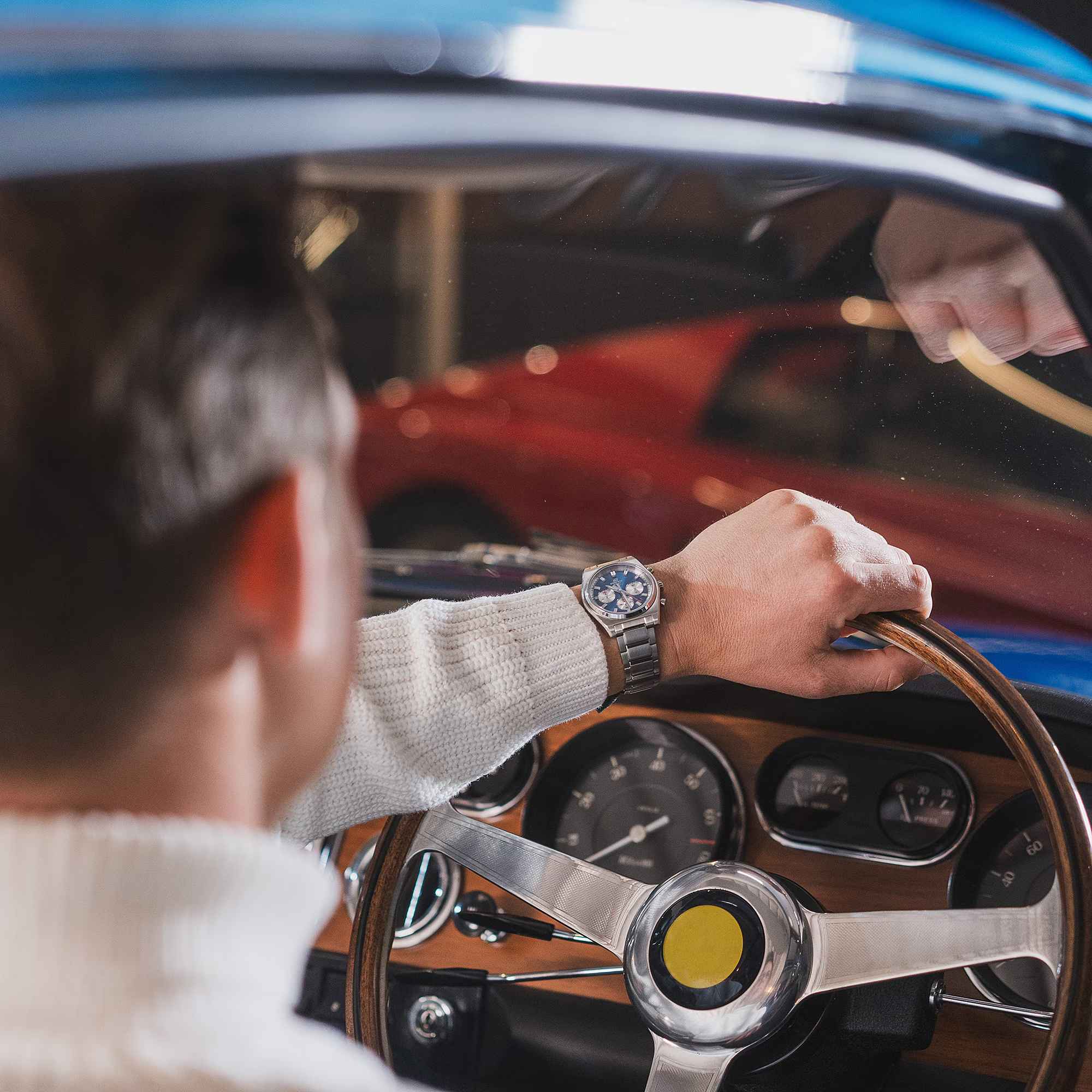 Orologio Uomo Casio Edifice Acciaio Cronografo Azzurro EFB-730D-2AVUEF