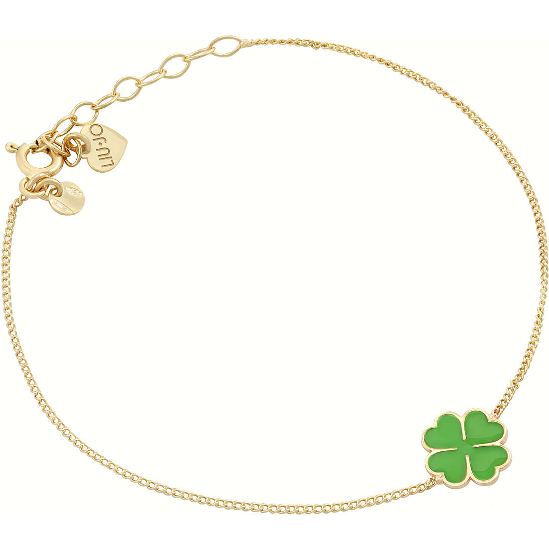 Bracciale Donna Liu Jo Argento 925 Dorato Quadrifoglio ALJ166