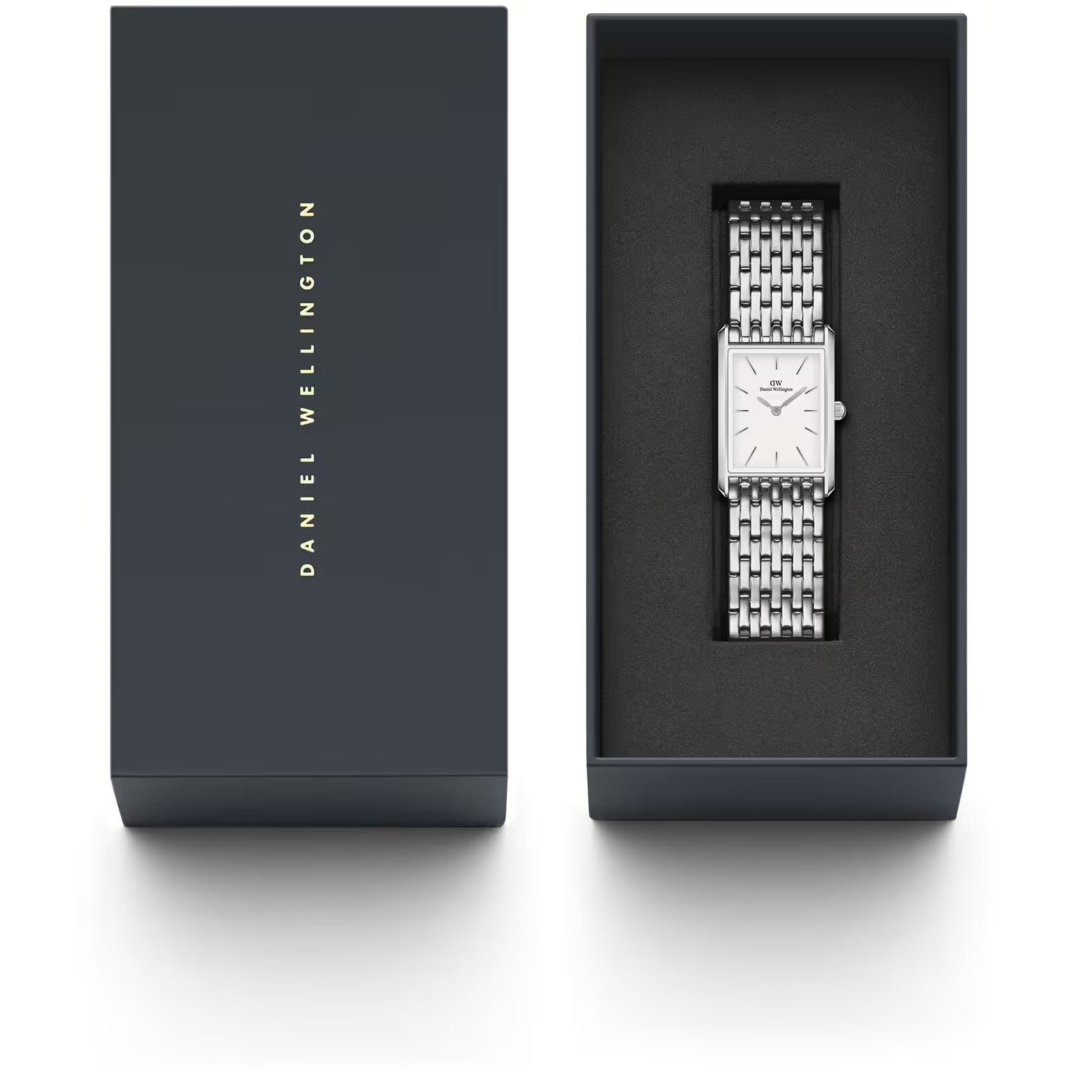 Orologio Donna Daniel Wellington Acciaio Bianco Quadro 32 x 22 mm DW00100706