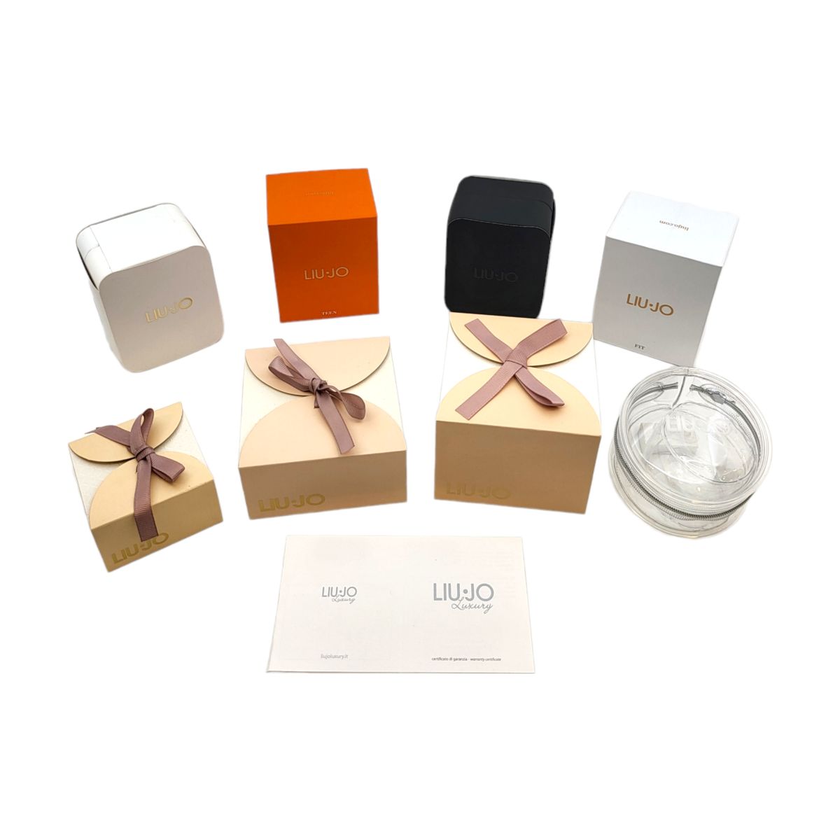 Orologio Donna Liu Jo Casual Zirconi Bianchi TLJ2483