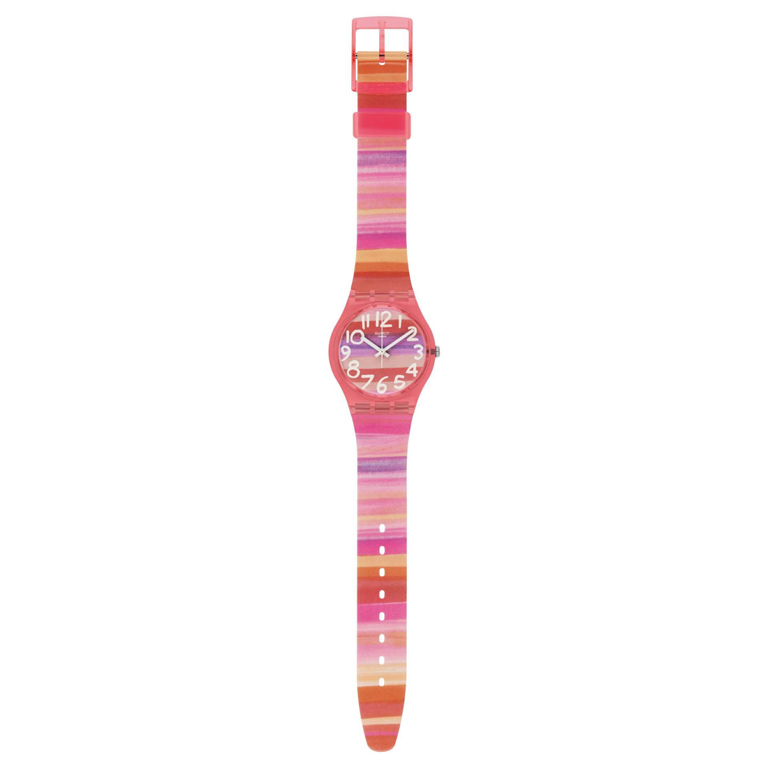 Orologio Donna Bambina Swatch Astilbe Rosa Alba Tramonto Quarzo GP140