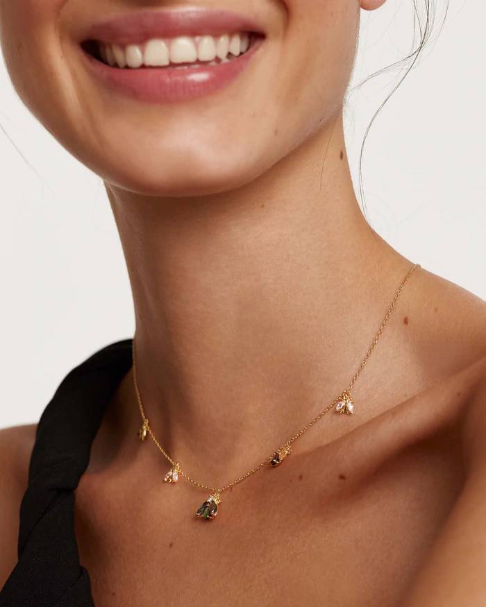 Collana Donna PDPaola Argento Dorato 925 Libellula CO01-201-U
