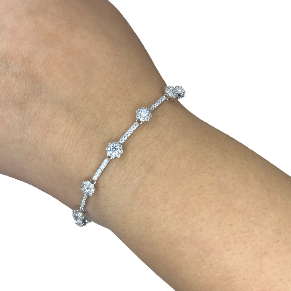 Bracciale Donna Re Mida Argento Tennis BR-Djv-20