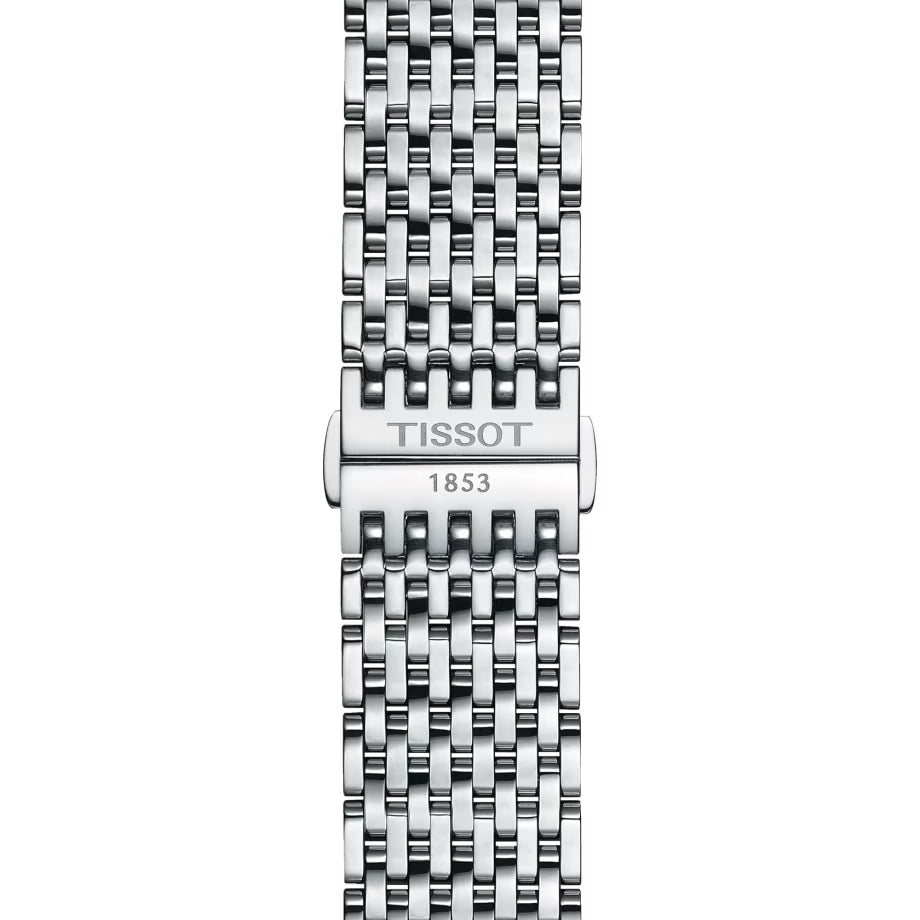 Orologio Uomo Tissot Everytime Gent Acciaio Quarzo Solo Tempo Bianco T1434101101101