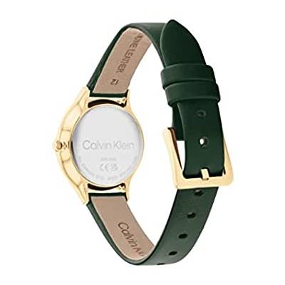 Orologio Donna Calvin Klein Quarzo Solo Tempo Acciaio Dorato Verde CK25200147