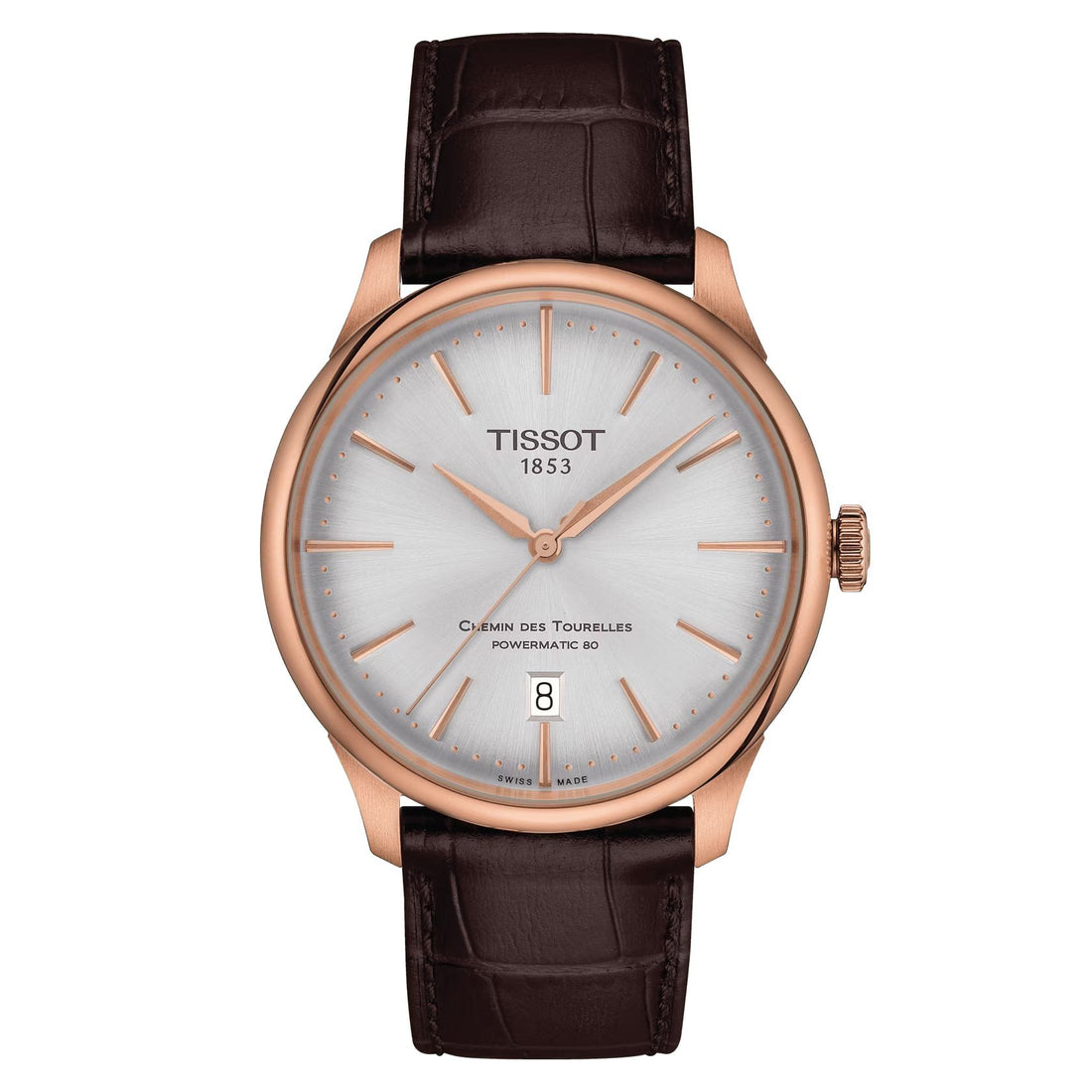 Orologio Uomo Tissot Automatico Chemin De Tourelles Powermatic 80 T1398073603100