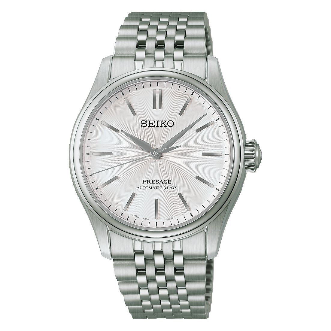 Orologio Uomo Seiko Presage Automatico Bianco Acciaio HCC001J1