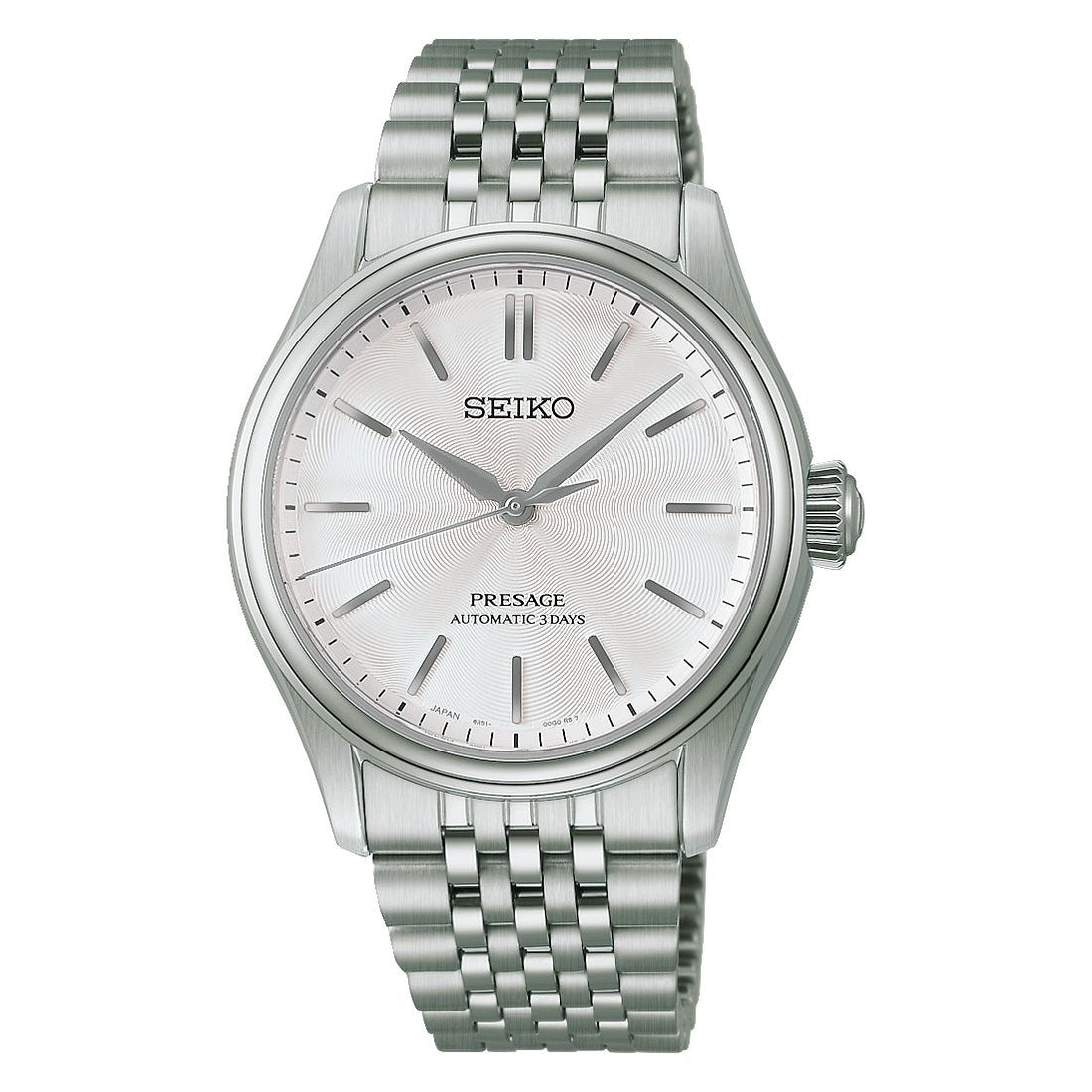 Orologio Uomo Seiko Presage Automatico Bianco Acciaio HCC001J1
