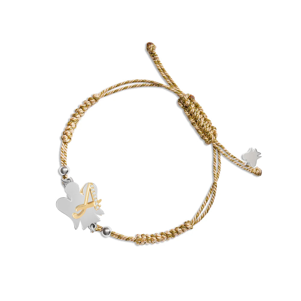 Bracciale Donna Argento 925 Roberto Giannotti Cordino Iniziale A GIA700A