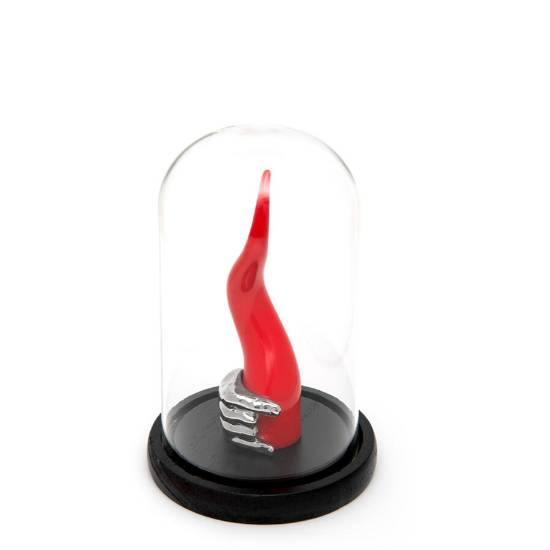 Corno Sequenze Rosso Mano Sciò 14 cm SQ2565/1