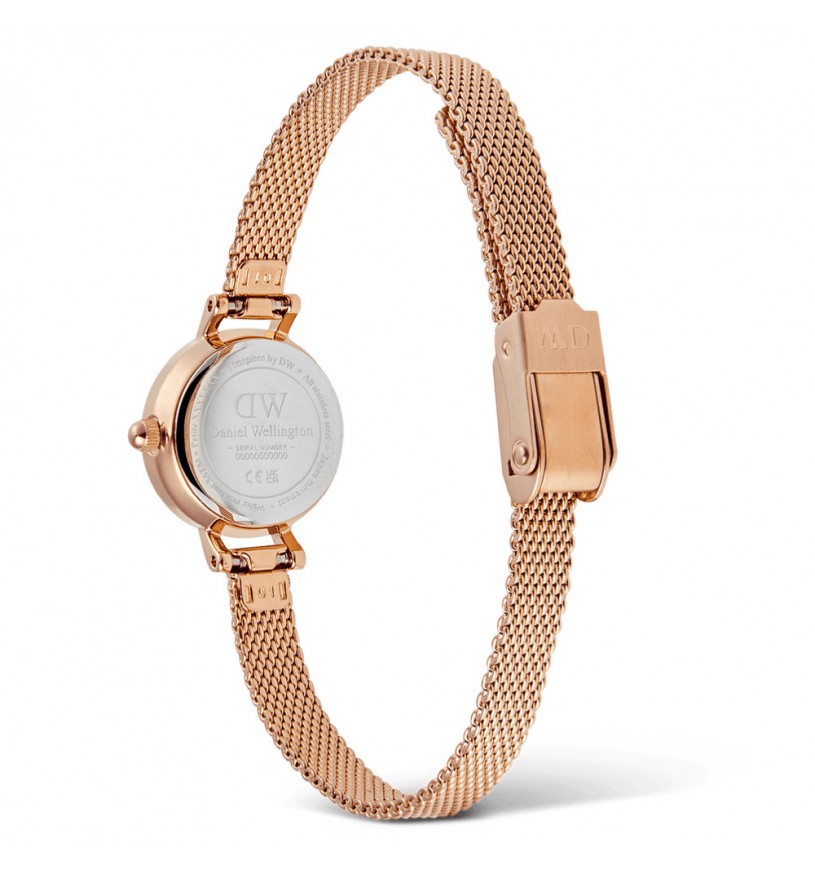 Orologio Donna Daniel Wellington Acciaio Champagne Petit Mini Melrose DW00100742