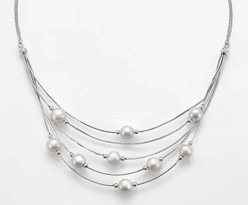 Collana Donna Mikiko argento 925 multifilo