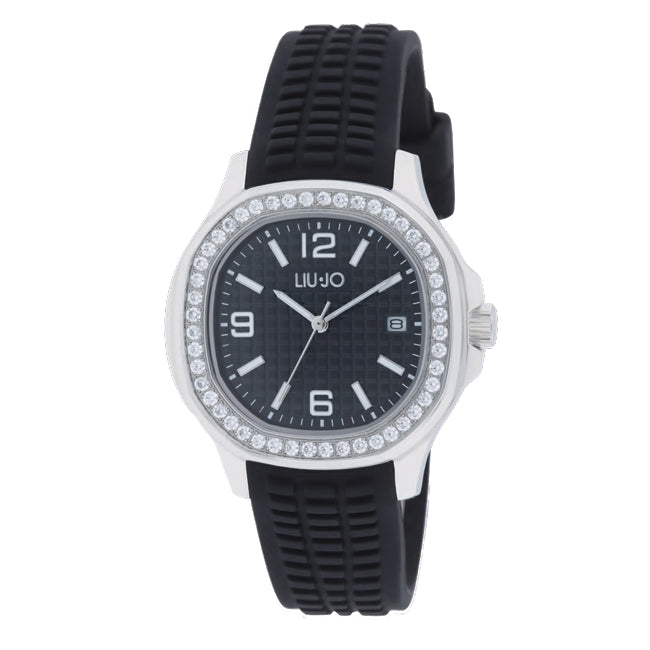 Orologio Donna Liu Jo Acciaio Gomma Nera TLJ2632
