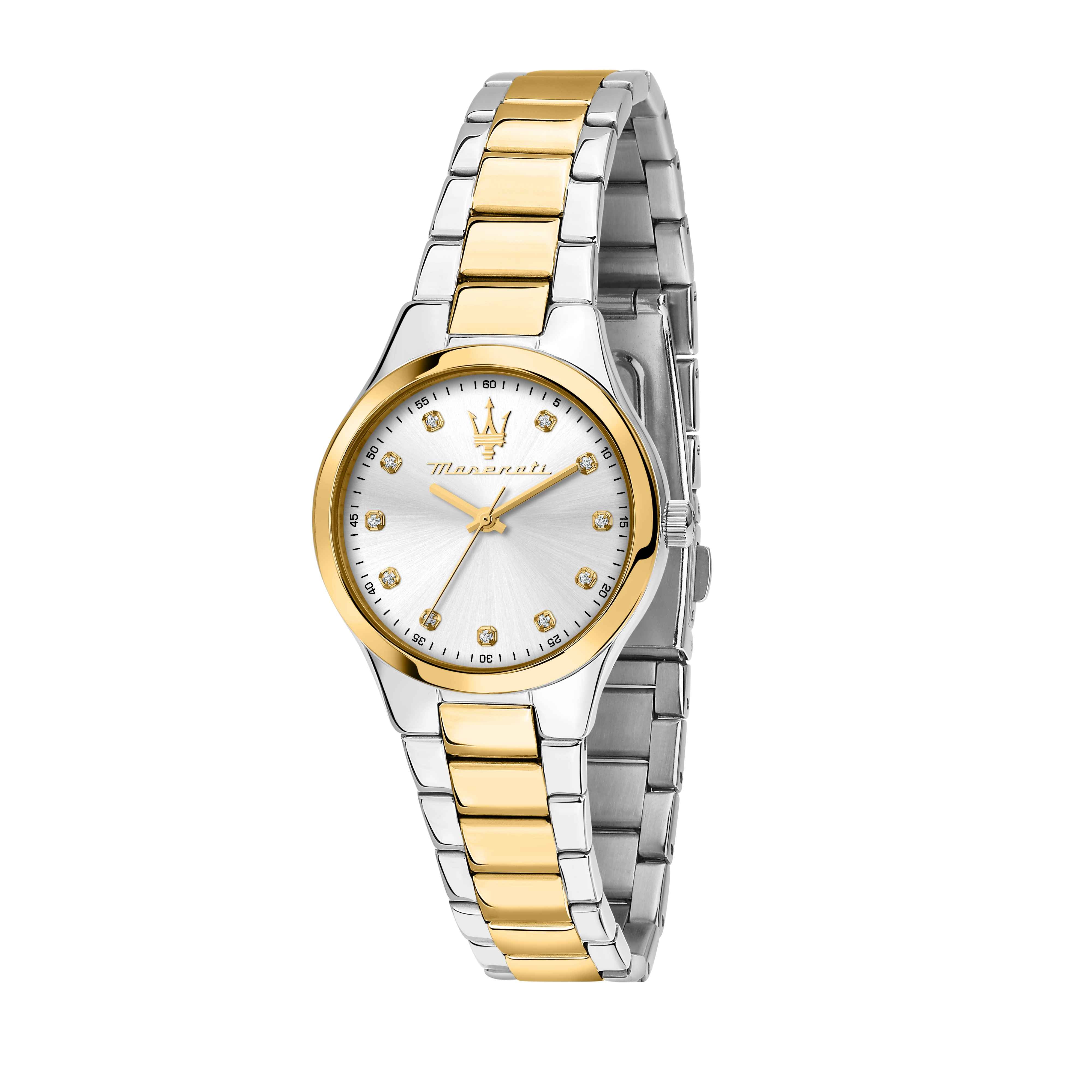 Orologio Donna Maserati Acciaio Bicolore Quarzo Solo Tempo Attrazione R8853151505