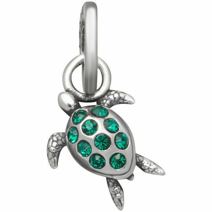 Charm Donna Giovanni Raspini Argento 925 Mini Tartaruga Crystal 12180
